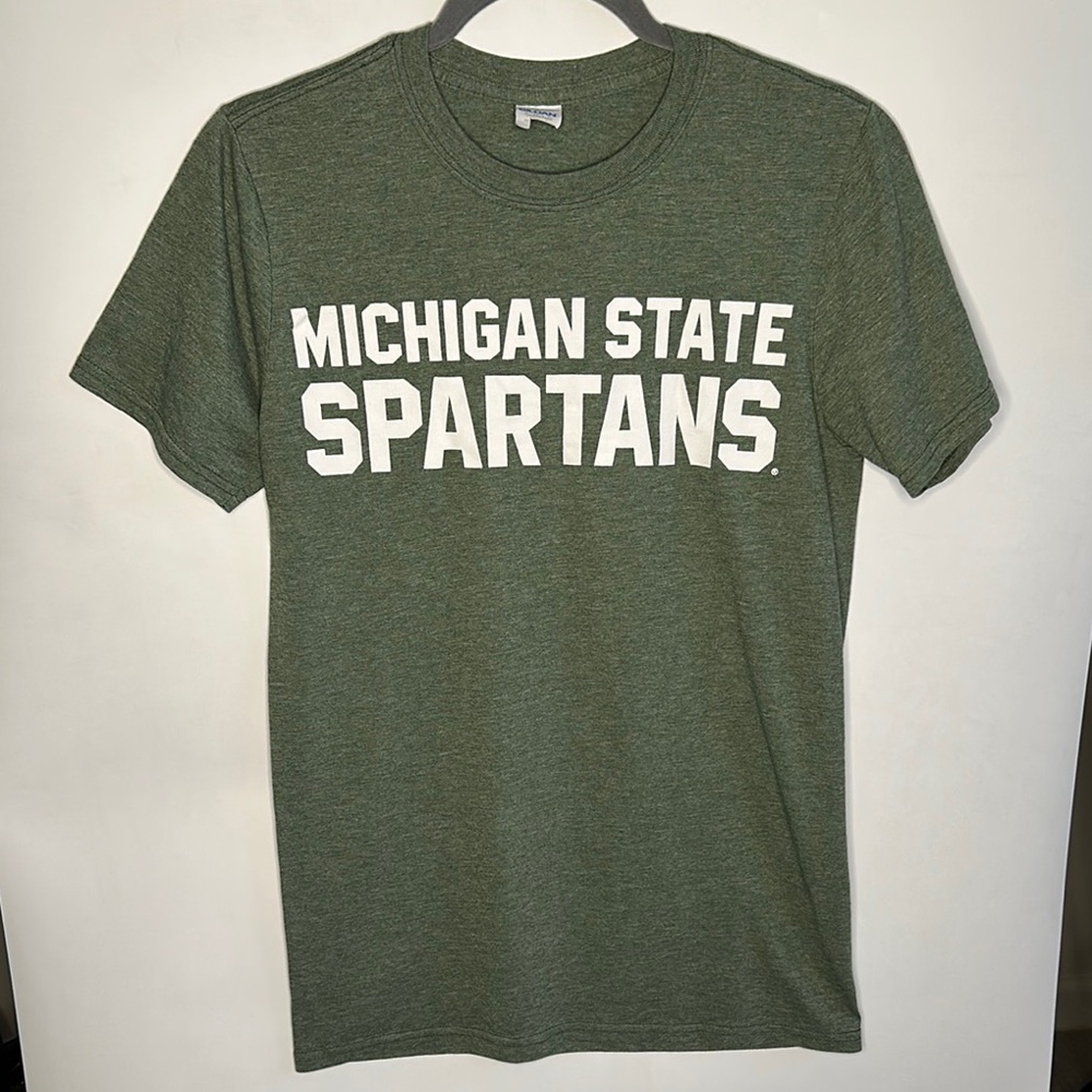 Michigan State Spartans Green Short Sleeve Tee